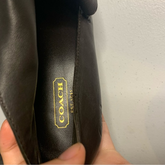 Coach Dark Brown Alexandria Adjustable Booties - Picture 8 of 10